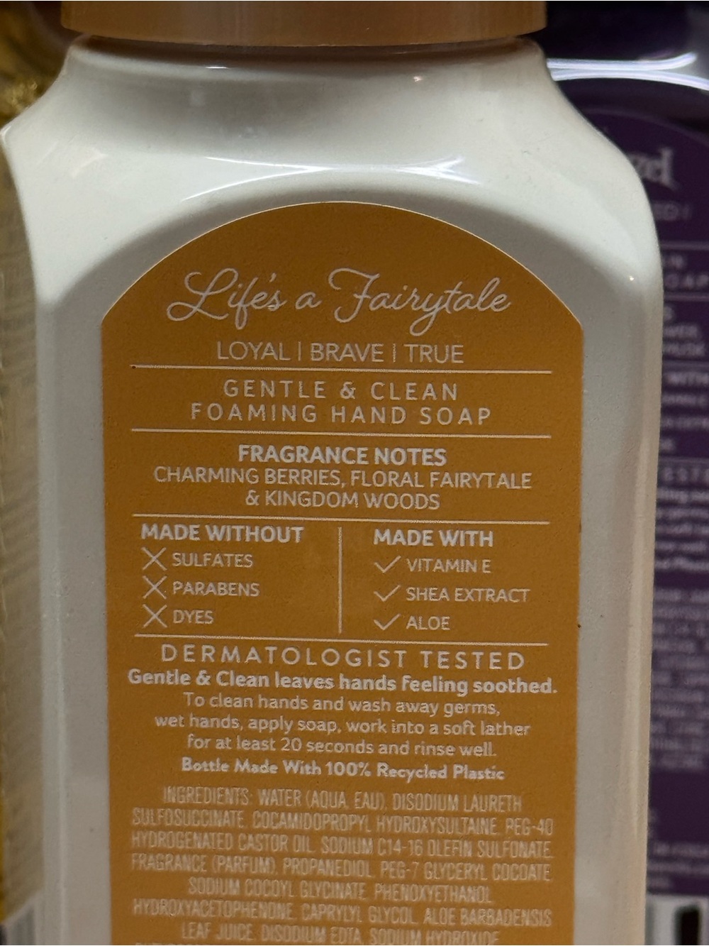 NEW B&BW X DISNEY (3) Belle, Rapunzel, Life’s a Fairytale FOAMING HAND SOAPS - Picture 5 of 5